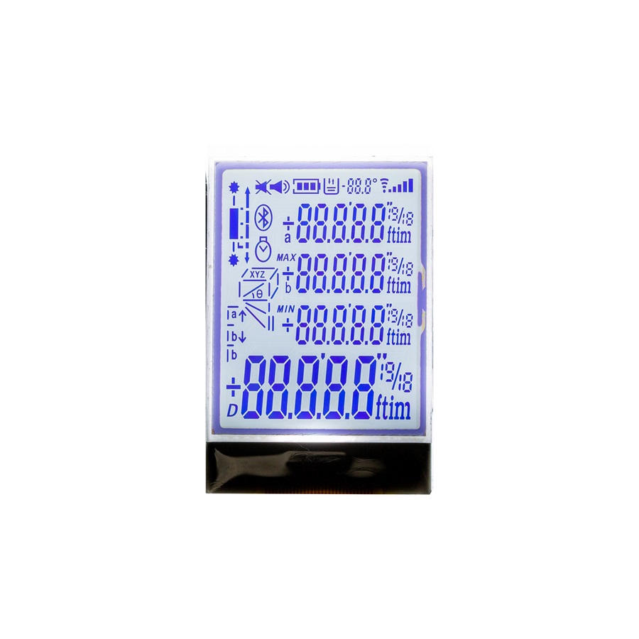 Monochrome Segment Transmissive LCD Screen