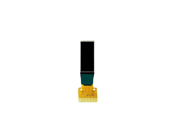 0.54-inch diagonal PM-OLED display screen